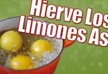Hierve limones en la noche y bebe el líquido por la mañana. observa los grandes beneficios que esto tiene.
